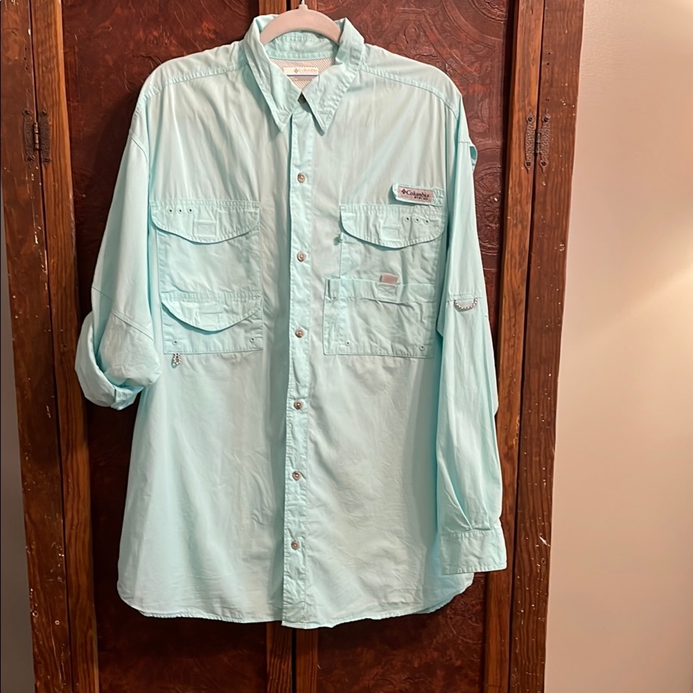 Columbia Aqua Long Sleeve Shirt